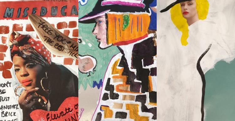 Examples of artwork made by the participants