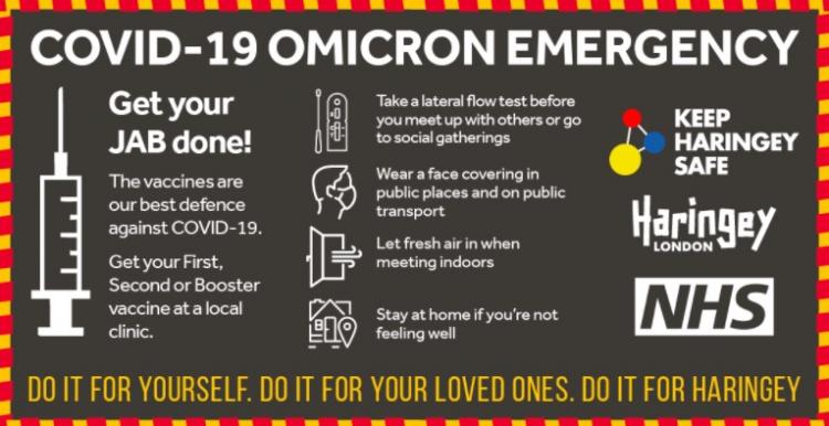 Omicron Haringey Dec 2021