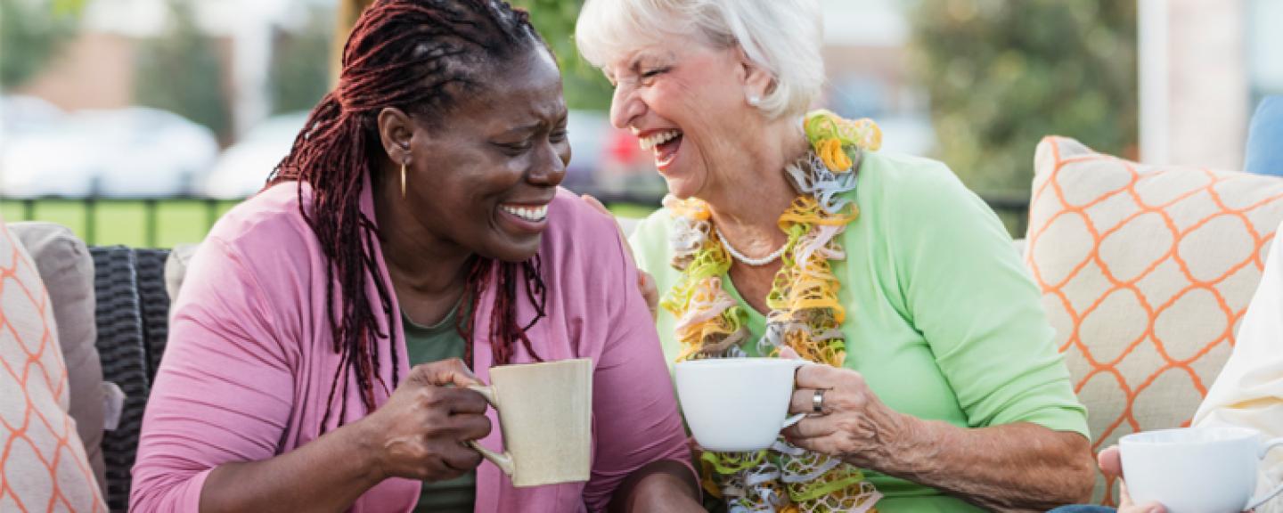 Female Friends Laughing