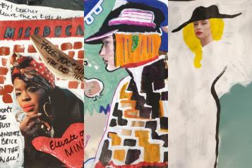 Examples of artwork made by the participants