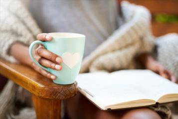 Reading Book with Coffee - Reach and Connect Reading Book with Coffee - Reach and Connect