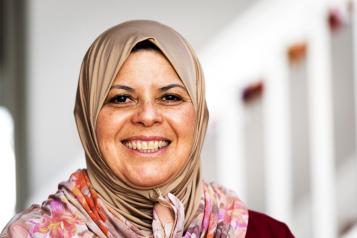 Smiling Muslim Woman Smiling Muslim Woman