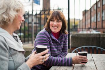 Women Drinking Coffee Women Drinking Coffee
