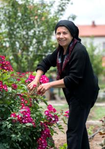 Woman Gardening
